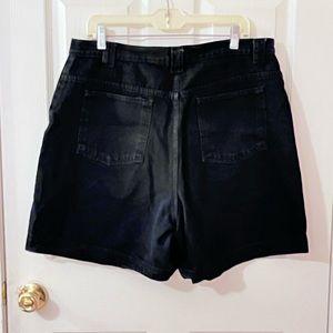 PM030424 Fore Warned  Black Vintage Jean Shorts